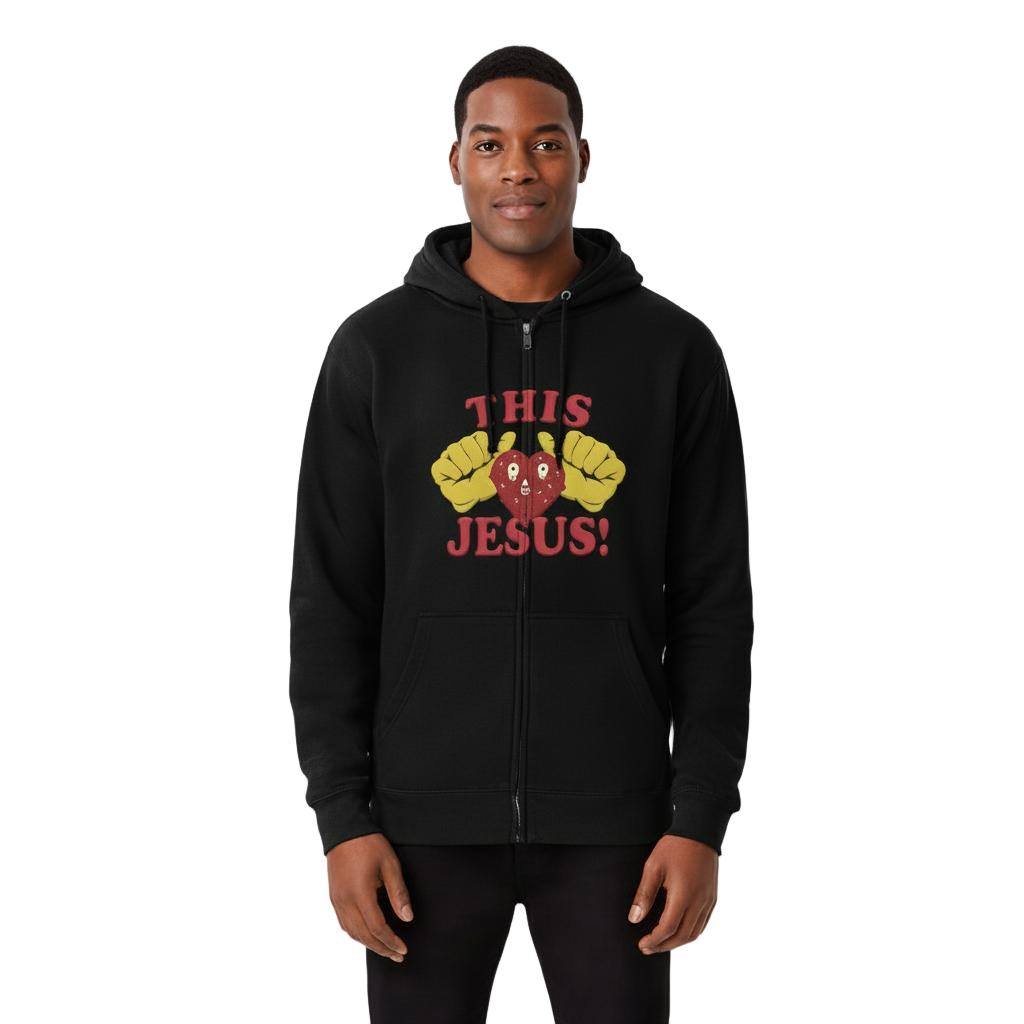 Twerk4Jesus Full Zip Hooded Sweatshirt