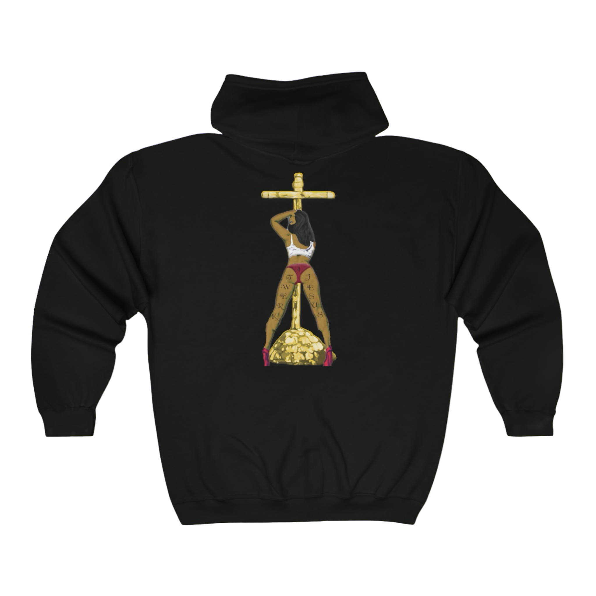 Twerk4Jesus Full Zip Hooded Sweatshirt