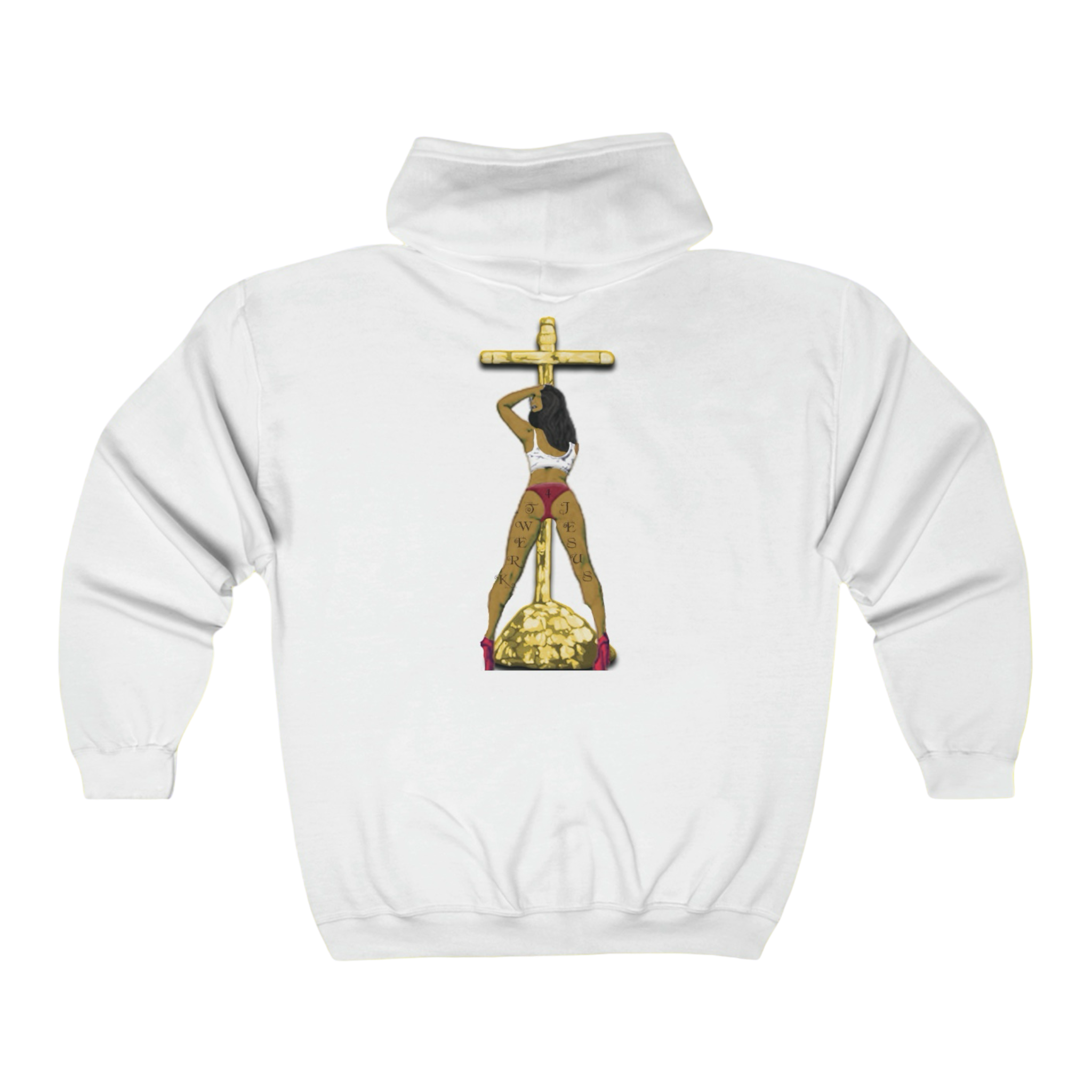 Twerk4Jesus Full Zip Hooded Sweatshirt