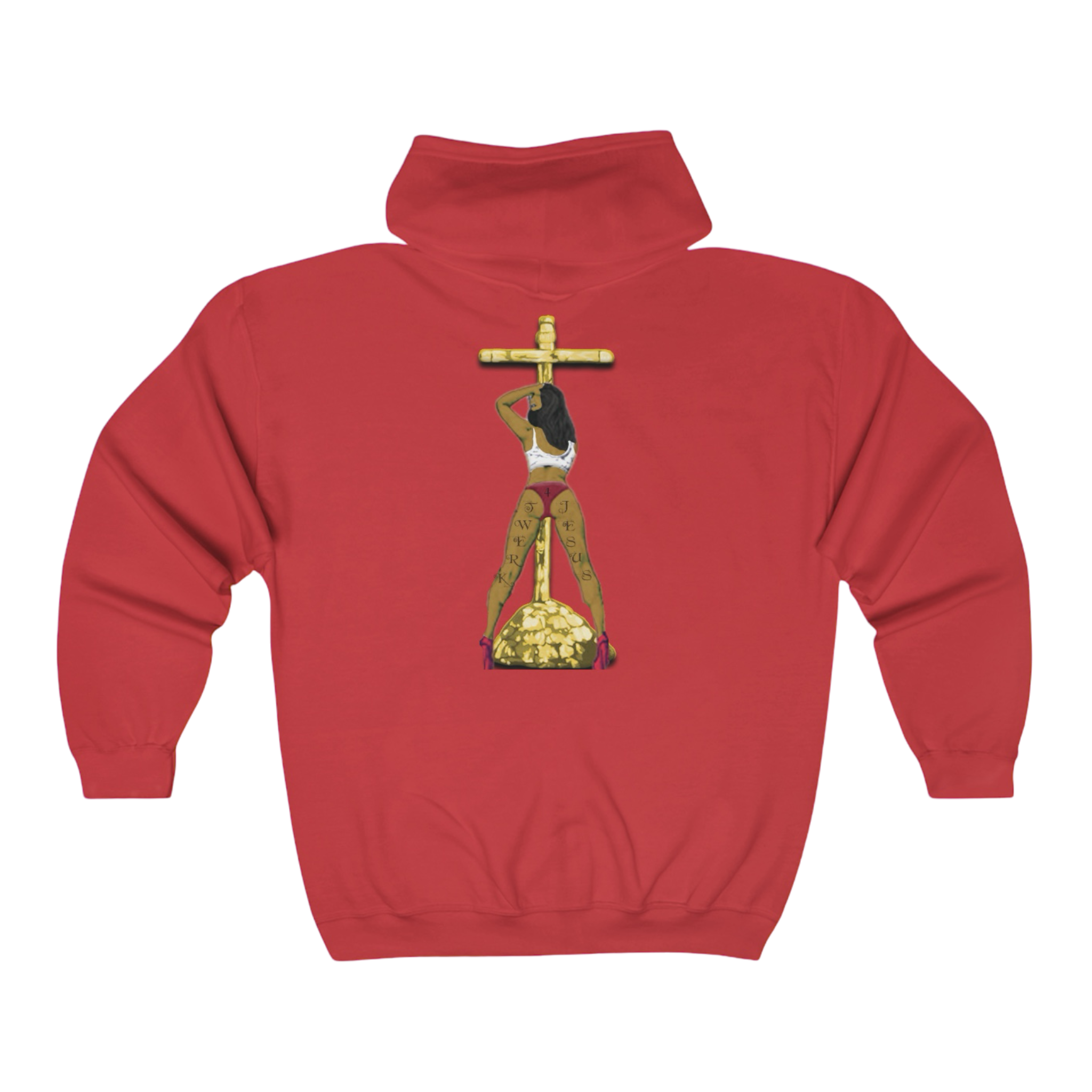 Twerk4Jesus Full Zip Hooded Sweatshirt