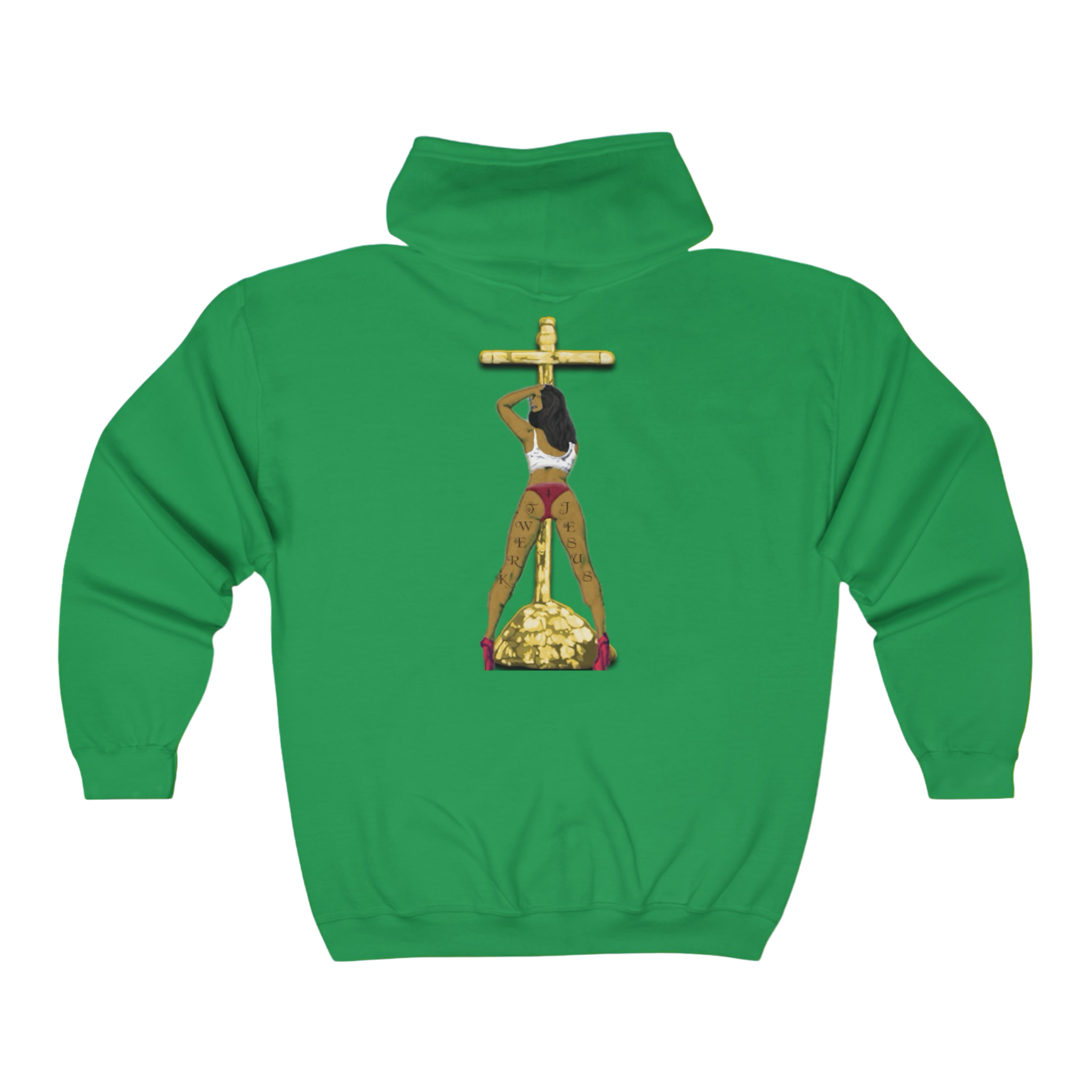Twerk4Jesus Full Zip Hooded Sweatshirt