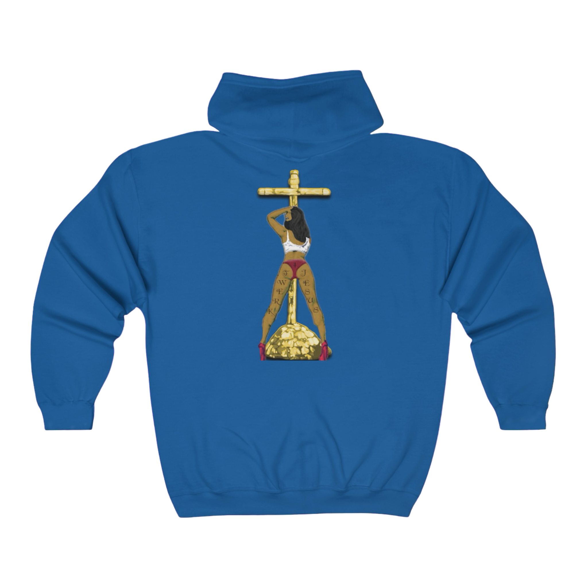Twerk4Jesus Full Zip Hooded Sweatshirt