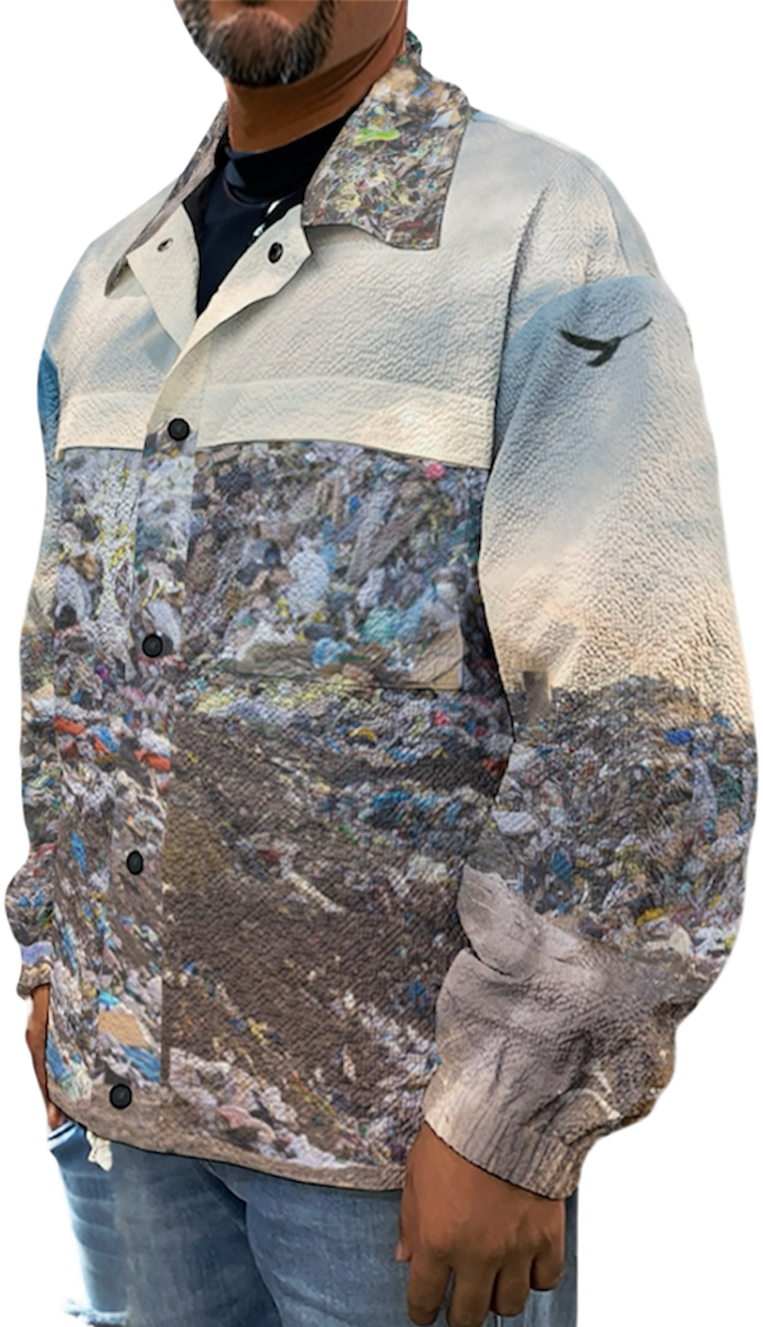 Landfill Lapel Coach Jacket