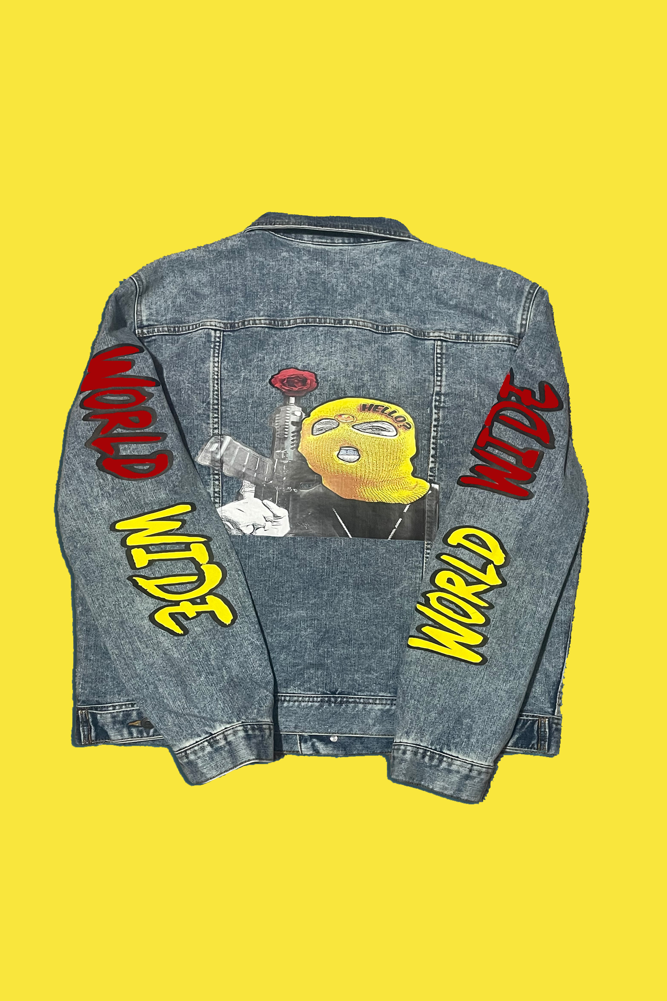 60.00 Hello? Denim Jacket freeshipping - Regimen