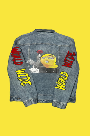 60.00 Hello? Denim Jacket freeshipping - Regimen