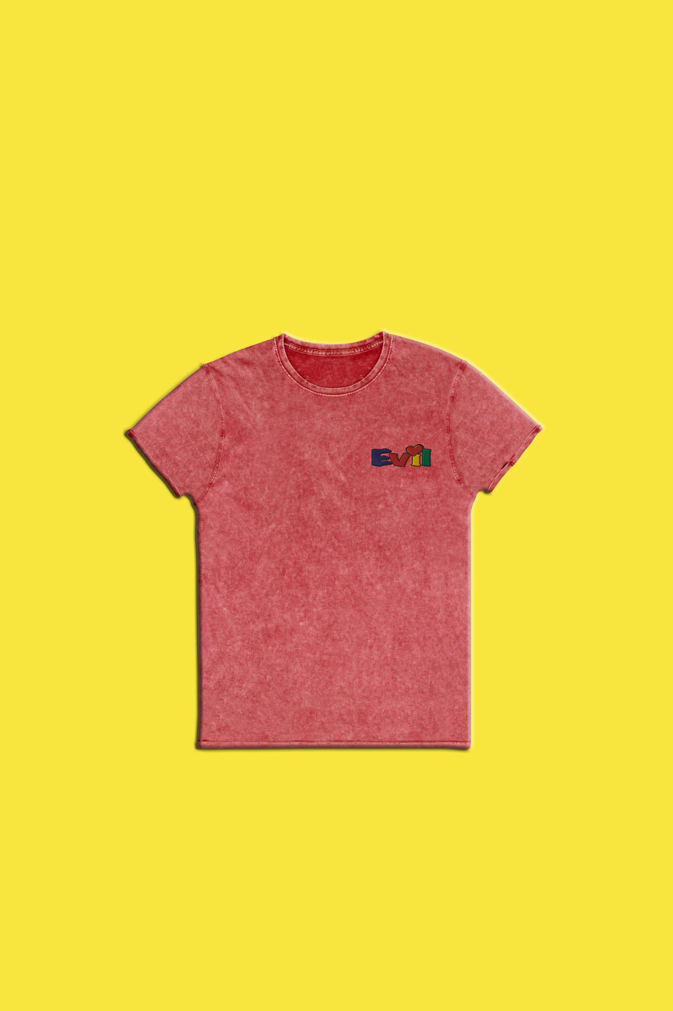 30.00 An-ti Evil Denim T-Shirt freeshipping - Regimen