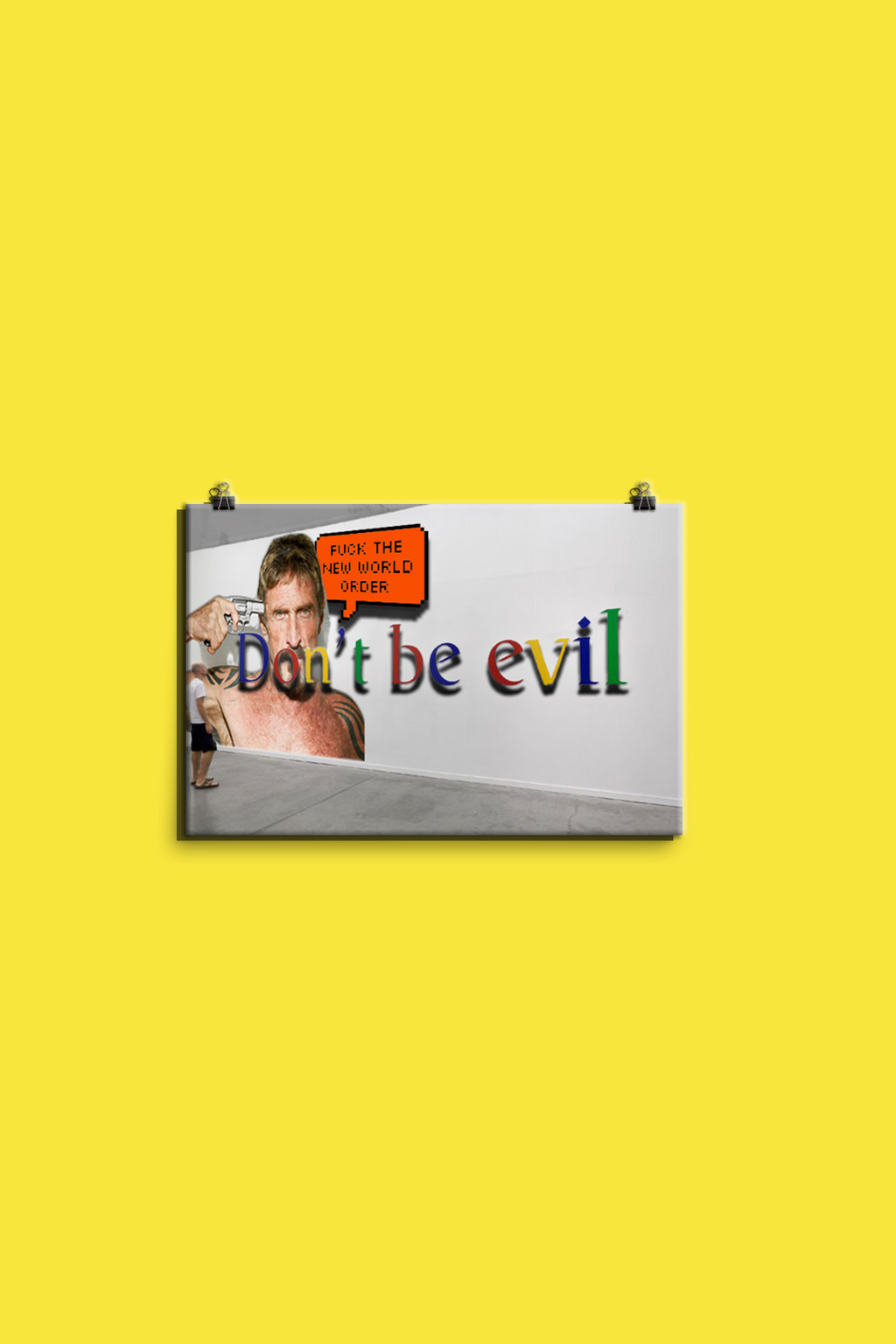 18.00 An-ti Evil Poster freeshipping - Regimen
