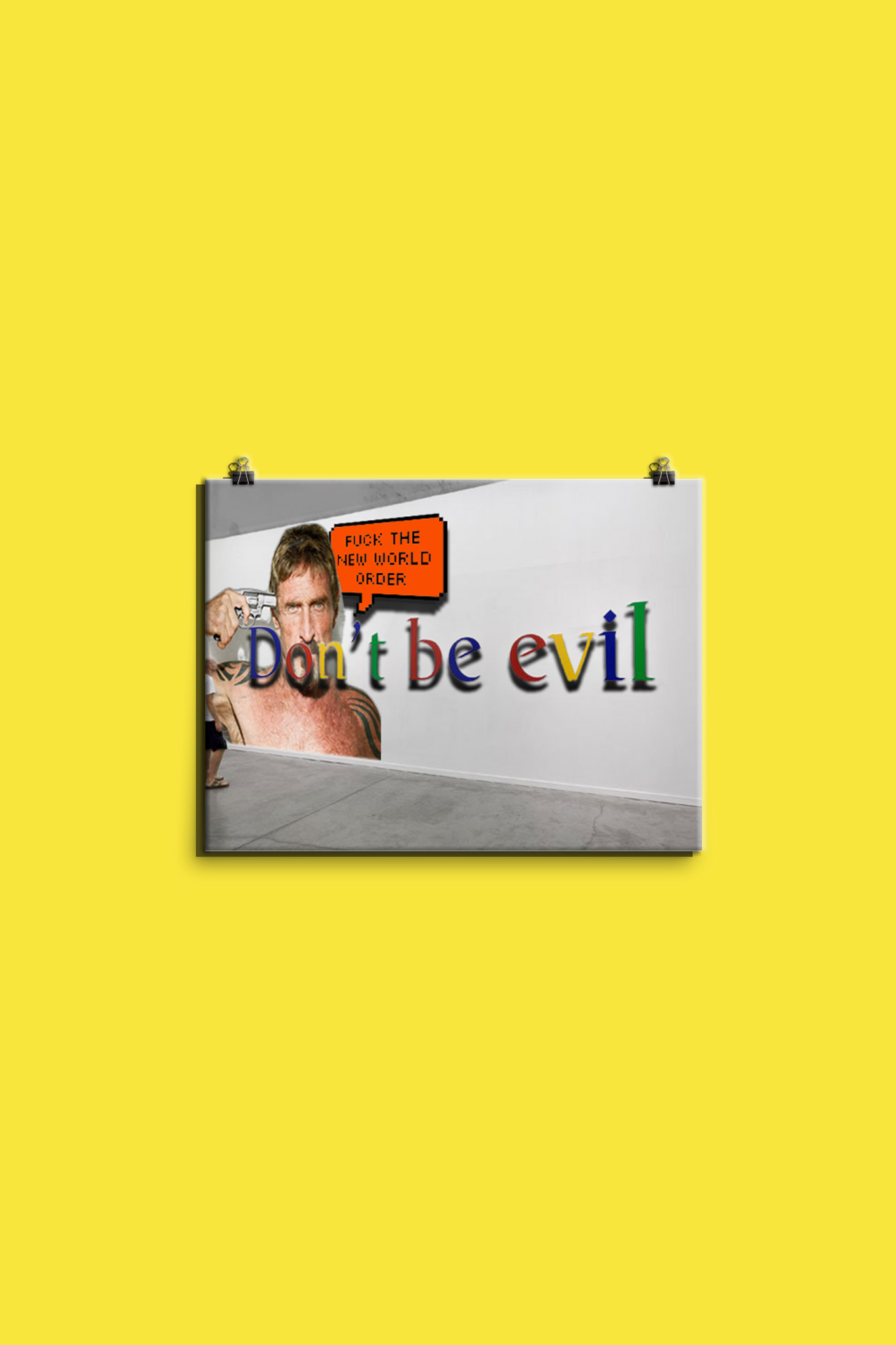 18.00 An-ti Evil Poster freeshipping - Regimen