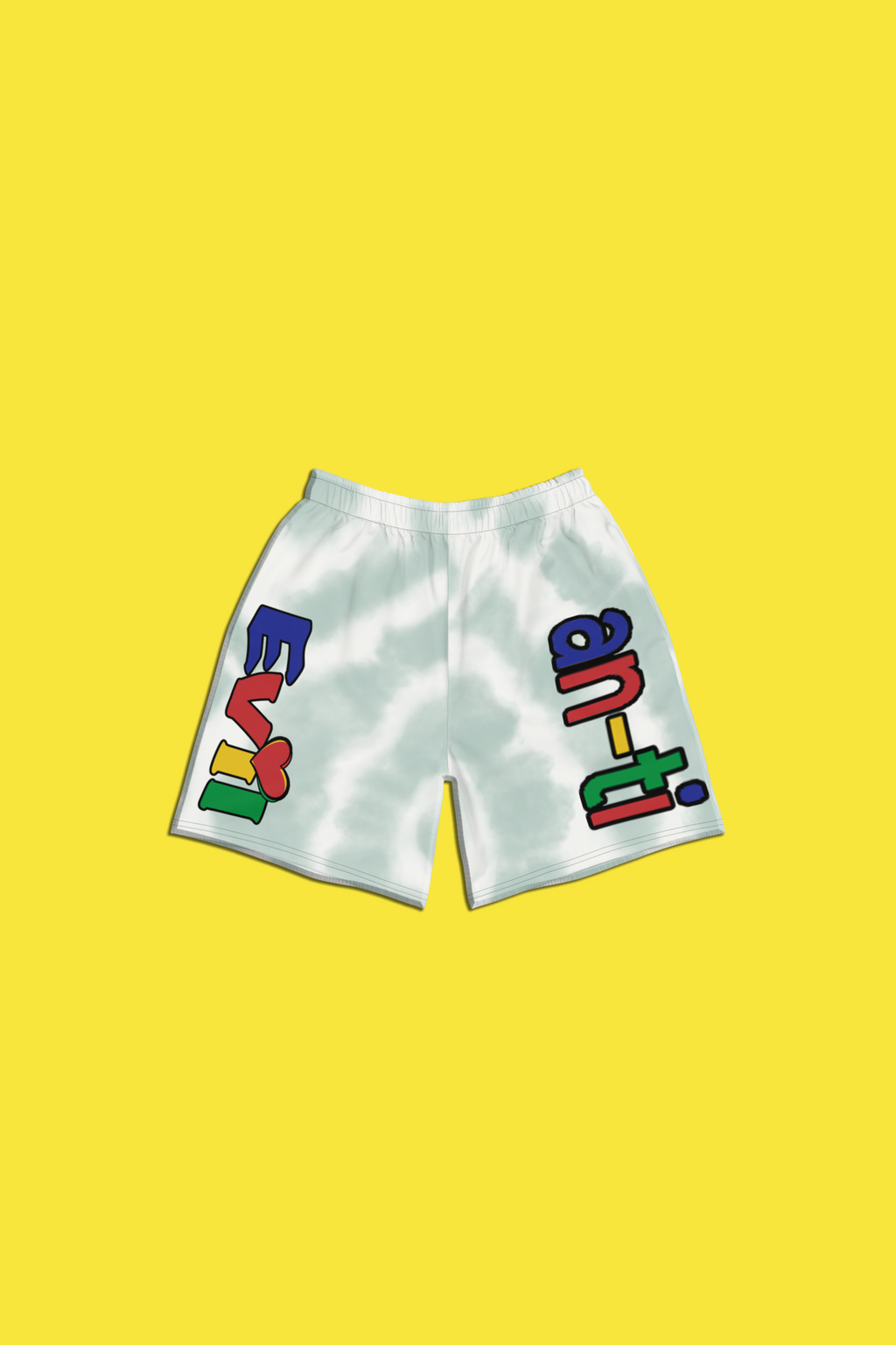 40.00 Anti-Evil Green Shorts freeshipping - Regimen