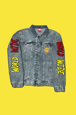 60.00 Hello? Denim Jacket freeshipping - Regimen