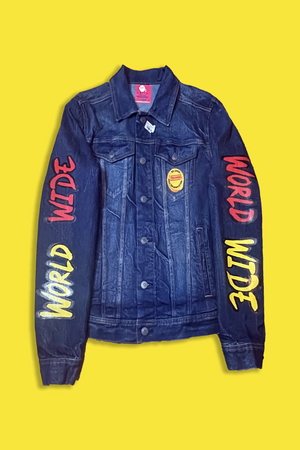 60.00 Hello? Denim Jacket freeshipping - Regimen