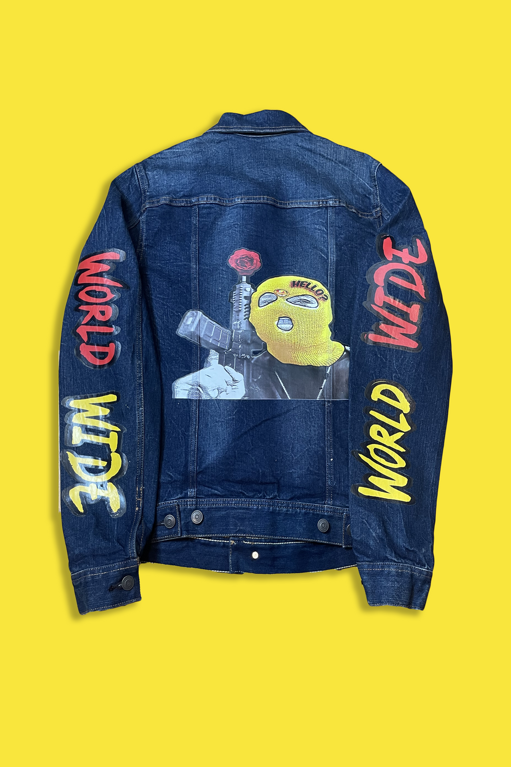 60.00 Hello? Denim Jacket freeshipping - Regimen