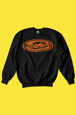 35.00 Orange Logo Crewneck freeshipping - Regimen