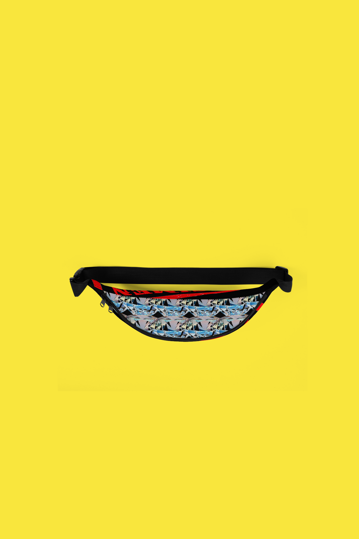 35.00 Precious Stones Black Fanny Pack freeshipping - Regimen