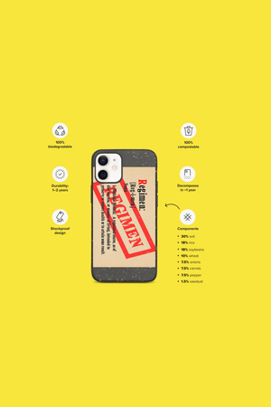 21.50 Regimen Biodegradable Phone Case freeshipping - Regimen