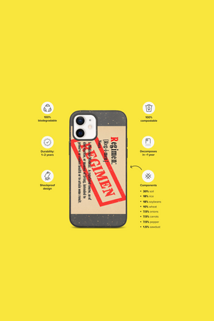21.50 Regimen Biodegradable Phone Case freeshipping - Regimen
