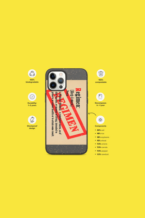 21.50 Regimen Biodegradable Phone Case freeshipping - Regimen