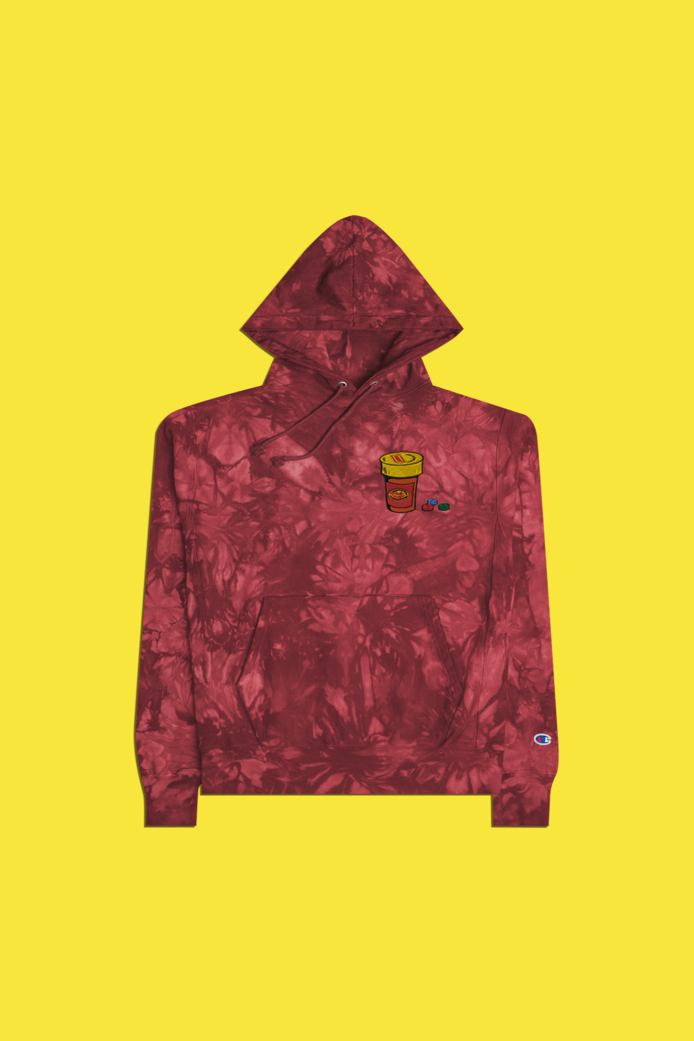 65.00 "The Cure" Unisex Champion tie-dye hoodie freeshipping - Regimen